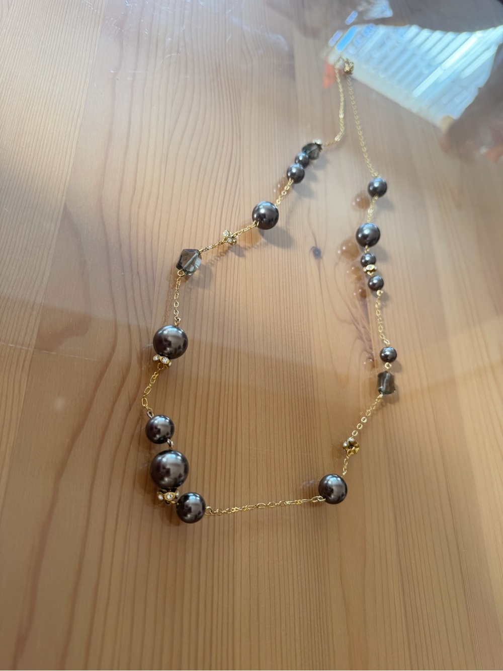 J. Crew pearl station necklace